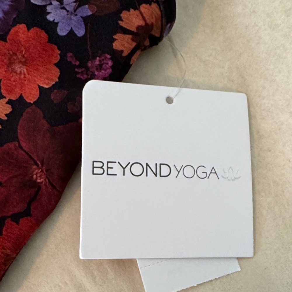 Beyond Yoga Women's Bralette - Red and Purple Floral - Picture 4 of 4